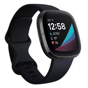 Sense Carbon Strap Smart Watch 39mm with Accessories